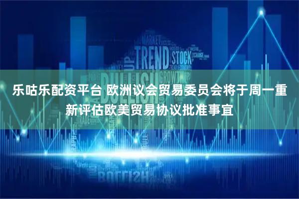 乐咕乐配资平台 欧洲议会贸易委员会将于周一重新评估欧美贸易协议批准事宜